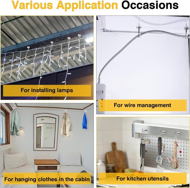 Thumbnail 1 de DIYMAG Magnetic Hooks 30lbs 20 Pack