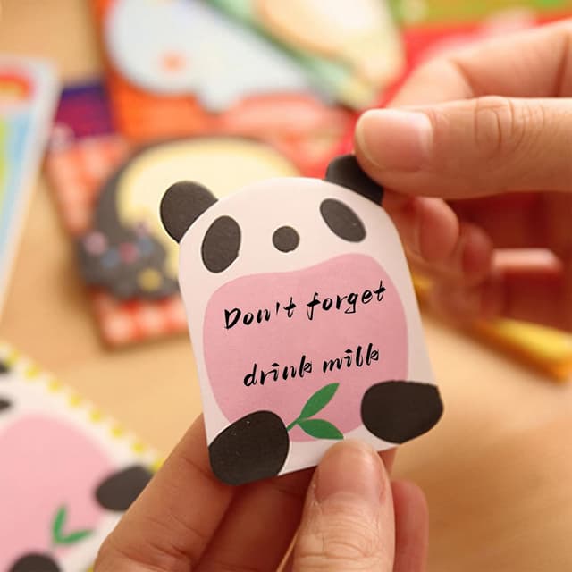 Thumbnail 6 de Cute Sticky Notes 24 pack animal notes