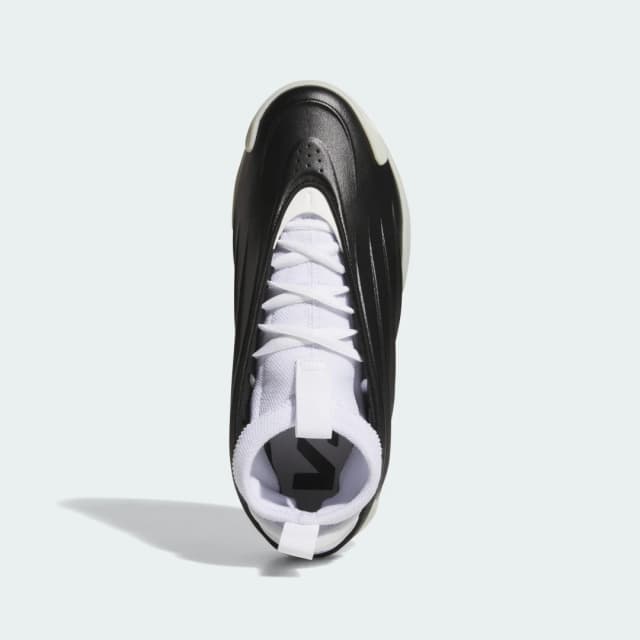 Detalle 2 de Adidas Harden Volumen 9 en color Negro: zapatillas para jugar con más sujeción