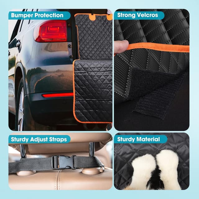 Detalle de JOEJOY Car Boot Protector for Dogs — Adjustable Boot Liner
