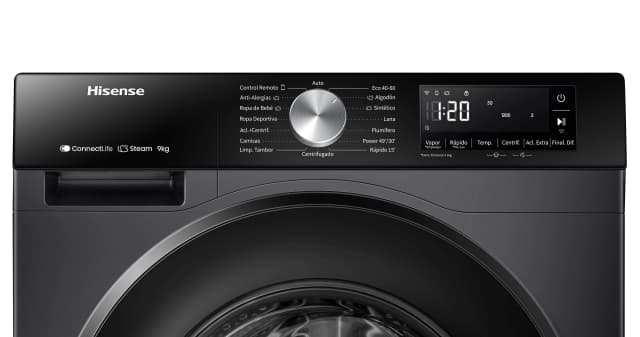 Detalle 2 de Hisense WF3S9043BB3 lavadora 9 kg