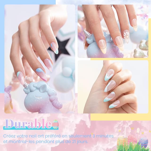 Detalle 1 de Beetles UV Gel Nagellack Set 6 Farben