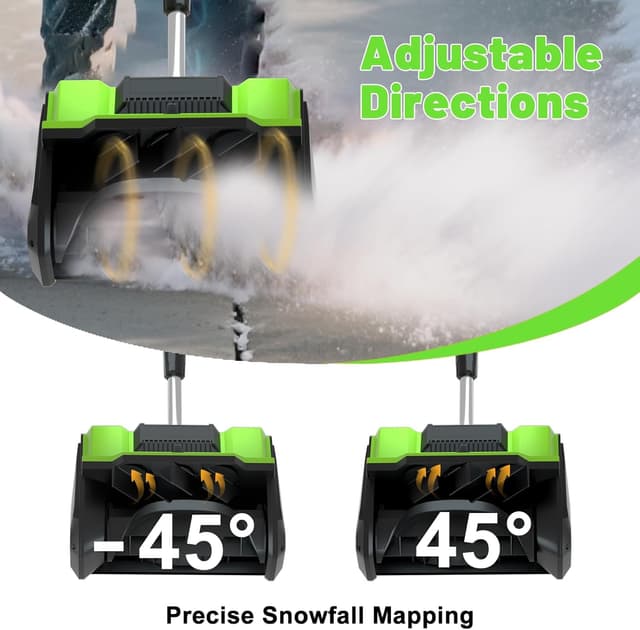 Thumbnail 5 de Cordless Snow Shovel 12.5" Electric Snow Blower 20V