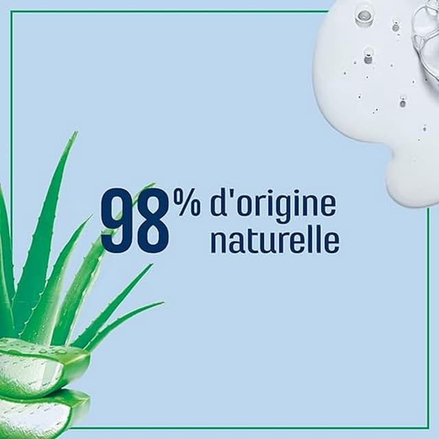 Detalle de Le Petit Marseillais Feuchtigkeitsspendendes Duschgel mit Bio-Aloe Vera (400 ml) – 98% natürliche Inhaltsstoffe