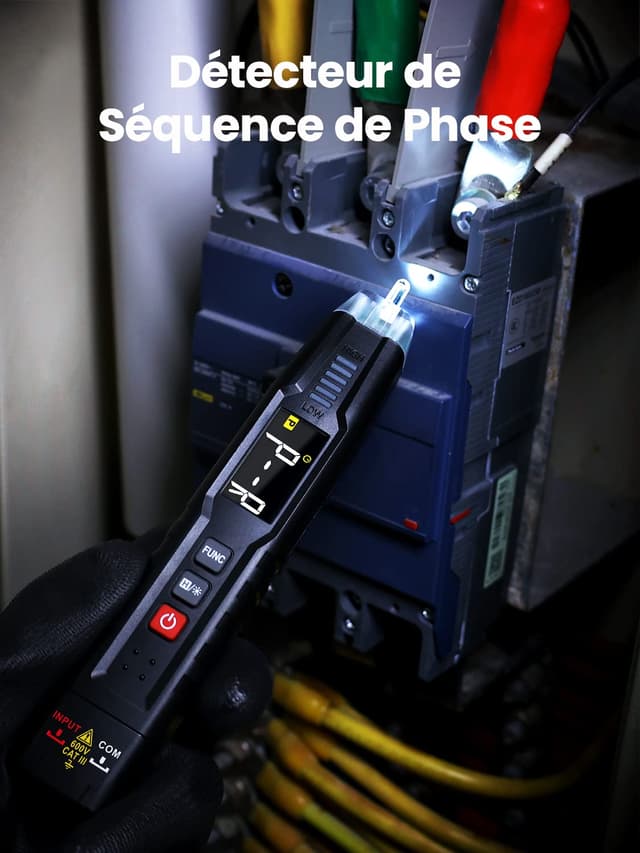 Thumbnail 5 de KAIWEETS Testeur de Tension Multifonction 600 V