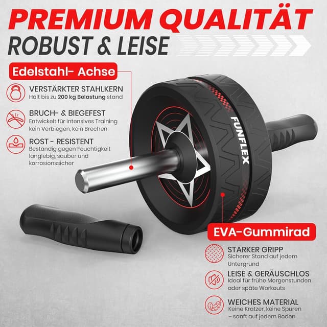 Thumbnail 5 de FUNFLEX Bauchroller 8 cm Breite Bauchtrainer