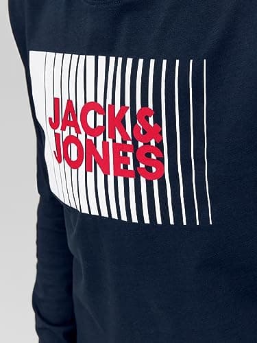 Thumbnail 4 de JACK & JONES Jjecorp Logo Tee LS Azul Marino para Niños 🌊