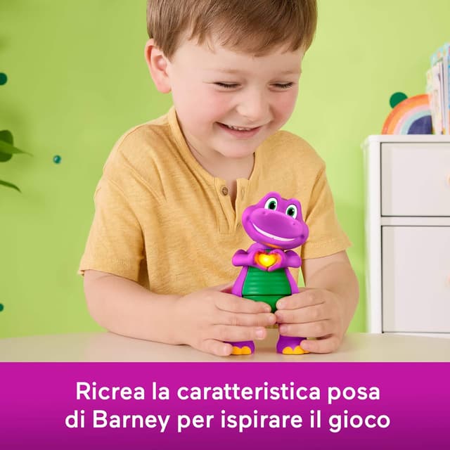 Detalle 2 de Barney Mani a Cuore, giocattolo musicale 14+ cm