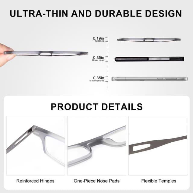 Thumbnail 3 de SKYWAY Ultra-Thin Folding Reading Glasses