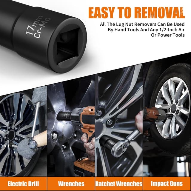 Detalle de GIREORAN Wheel Lock Removal Kit 10-Piece