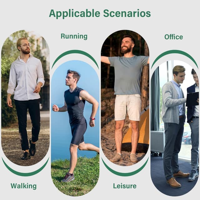 Detalle de ZAKASA Bamboo Ankle Men’s Trainer Socks with Seamless Toe & Arch Support