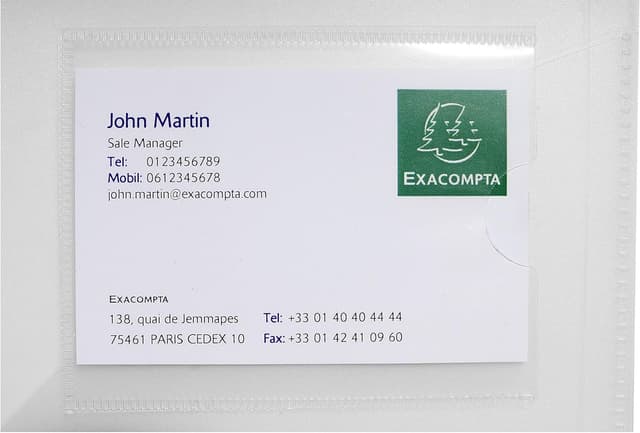 Thumbnail 3 de Exacompta 3967E Cartellina presentazioni A4 trasparente