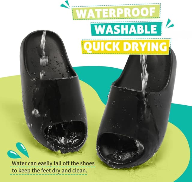 Detalle 1 de XTJSCBDSH Kids Cloud Slides Pillow Slippers – Slip-On Cloud-Like Summer Sandals