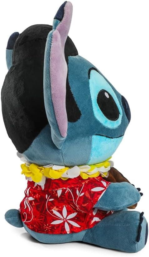 Detalle de Collectible Disney Lilo & Stitch Blue Hawaii Elvis Stitch HugMe Shaking Action Plush