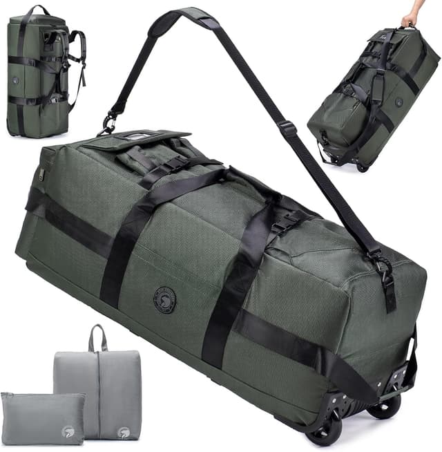 Detalle de SUCIKORIO sac de voyage à roulettes 3 en 1 85 L XL cabine avion 78 x 33 x 32 cm