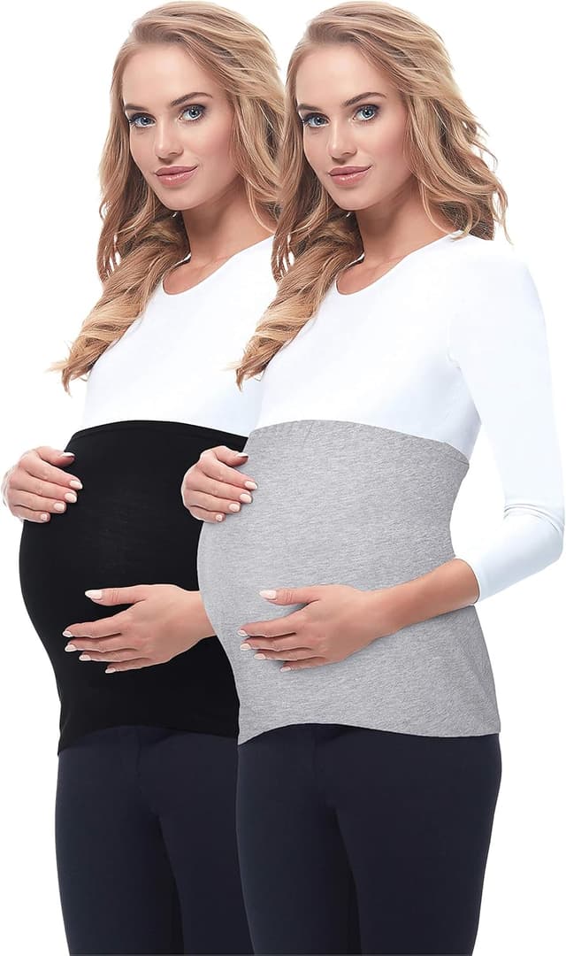 Detalle 2 de Be Mammy 169 Ceinture de grossesse pack 2 đ€°