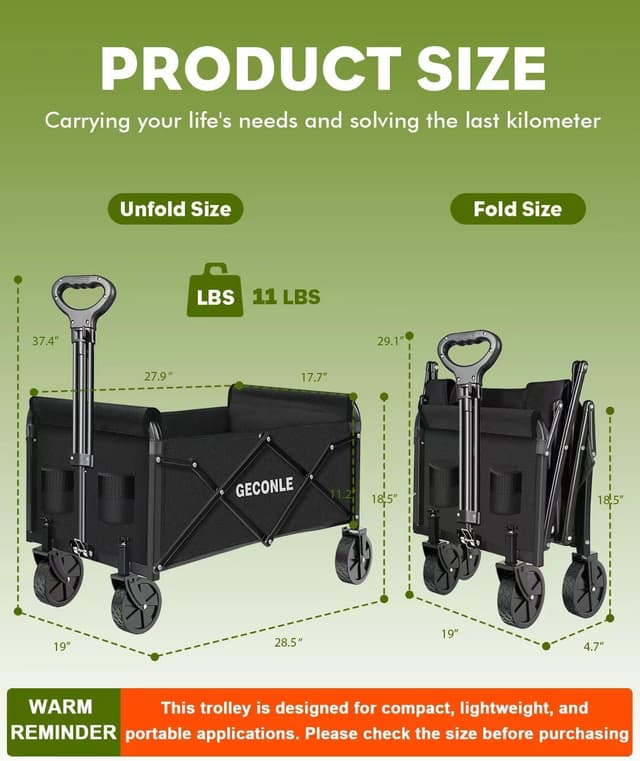 Thumbnail 1 de GECONLE 100L festival trolley cart 100kg