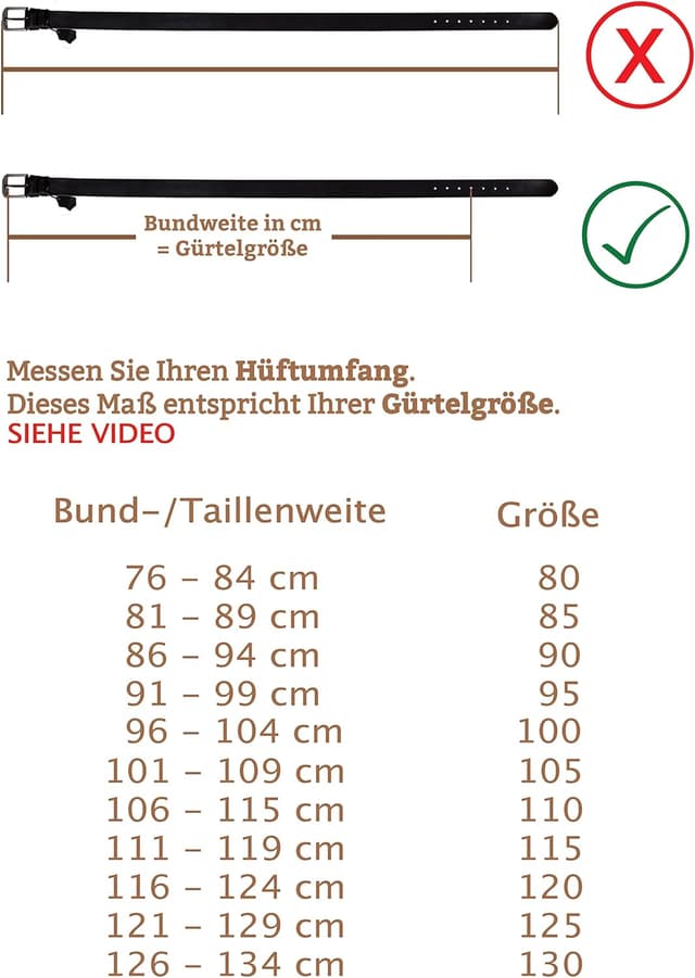 Detalle de Cartvelli Premium Ledergürtel für Herren (40 mm) – Made in Germany mit Geschenkbox