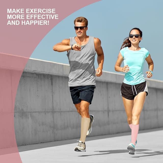 Thumbnail 6 de ACWOO Calze a compressione graduata 15–20 mmHg unisex, 4 paia