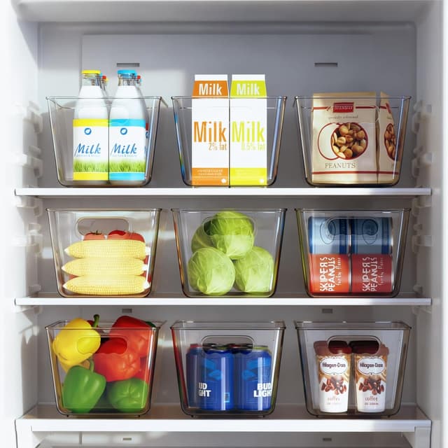 Thumbnail 3 de KJIXYUNG Organizador Nevera 4 unidades