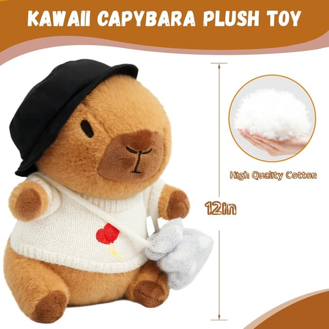 Thumbnail 2 de TITQWOP 10.2" Capybara Plush Toy