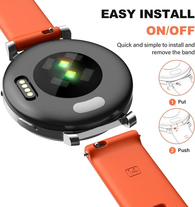 Thumbnail 5 de OVERSTEP 14mm Silicone Sport Strap for Lily 2