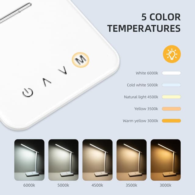 Detalle 2 de Carehabi Potente lámpara de escritorio