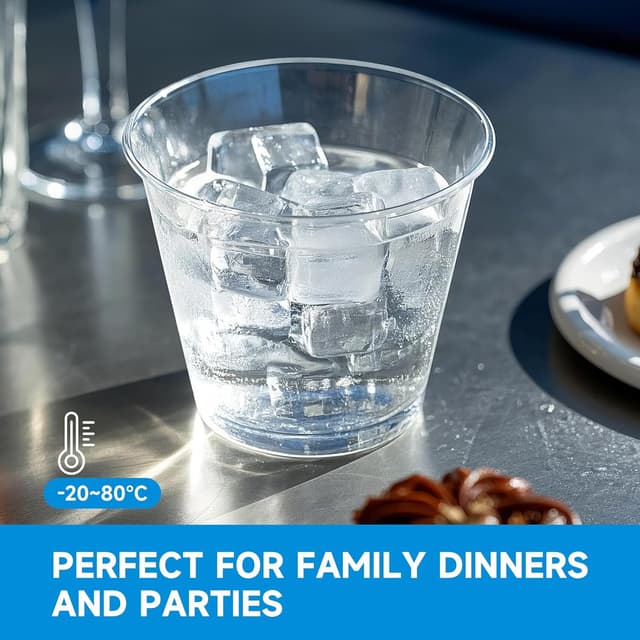 Thumbnail 6 de RACETOP 9 oz Clear Plastic Cups 100-Pack