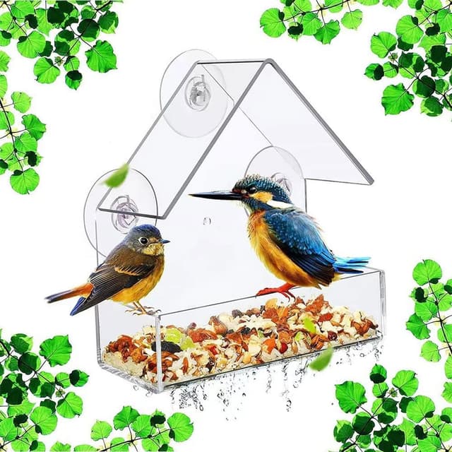 Imagen de Bird Feeder Birds House Window Suction Cup 🐦 en OfertitasTOP