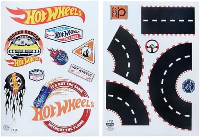 Imagen de Paladone Hot Wheels Stickers muraux personnalisés en OfertitasTOP