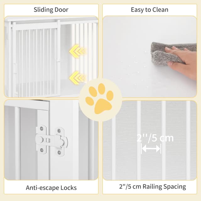 Thumbnail 4 de Hzuaneri DFC83613W jaula para perros 81 cm