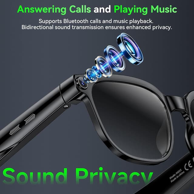 Thumbnail 6 de AI Smart Glasses with 8MP camera