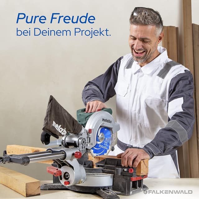 Thumbnail 6 de FALKENWALD Sägeblatt 250x30 Holz für Holzschnitt