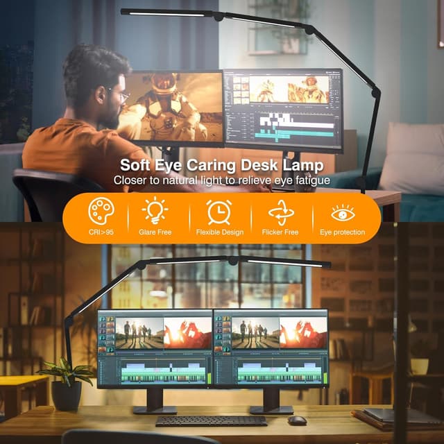 Detalle 2 de AILBTON Schreibtischlampe Clip LED