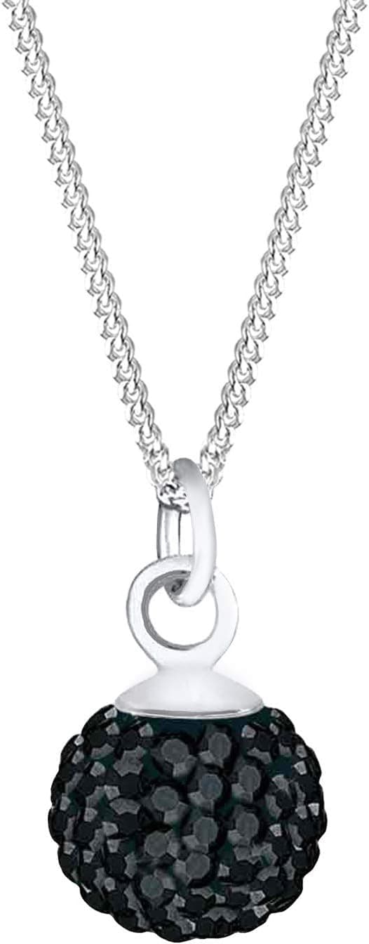 Detalle de Elli Damen Halskette Kugel Kristallen