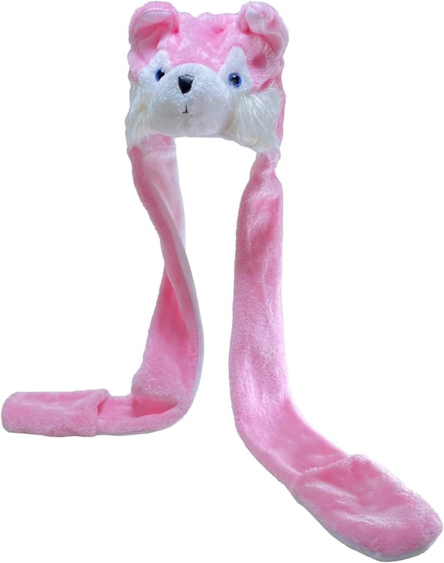 Detalle de JK Home bonnet animal peluche 3 en 1