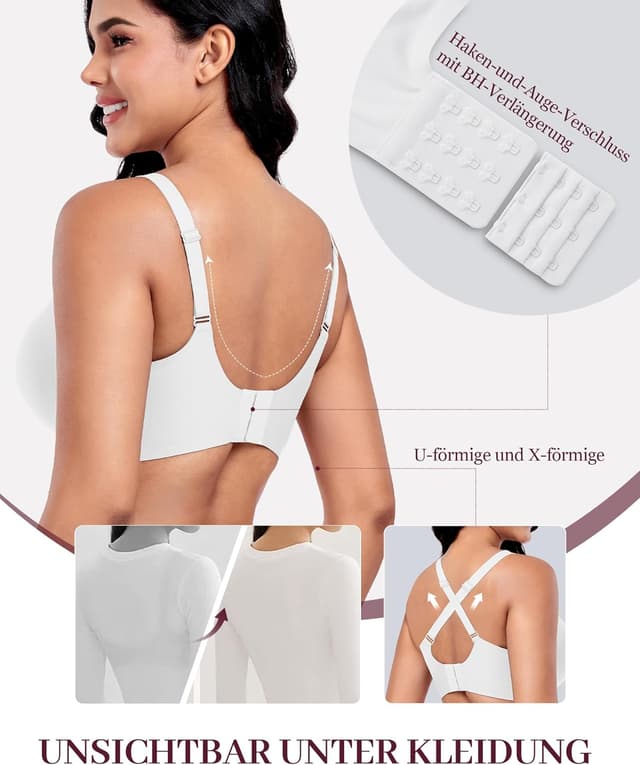 Detalle 2 de Vinfact Nahtloser BH Damen Push Up