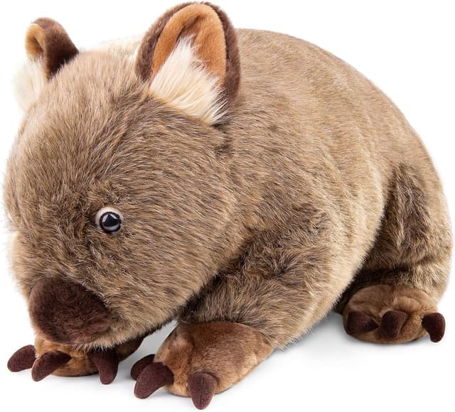 Detalle 2 de RLOMUTE 17-inch Brown Platypus Plush Toy (Realistic, Super Soft Stuffed Animal)