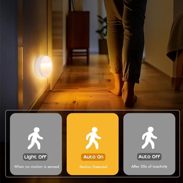 Thumbnail 2 de Guankai 3 Pack Motion Sensor Stair Light 3-16ft