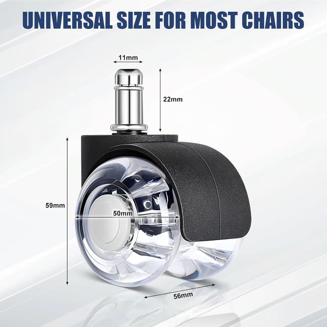 Thumbnail 1 de AiQInu Rotelle per sedia 50 mm