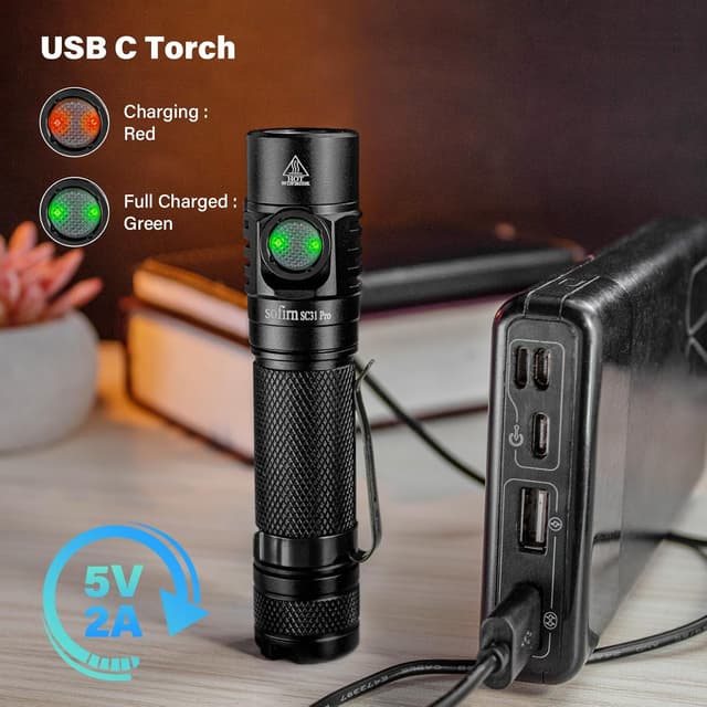 Thumbnail 2 de Sofirn SC31 Pro Linterna LED 2000 Lumens 🚶♂️ Recargable Impermeable