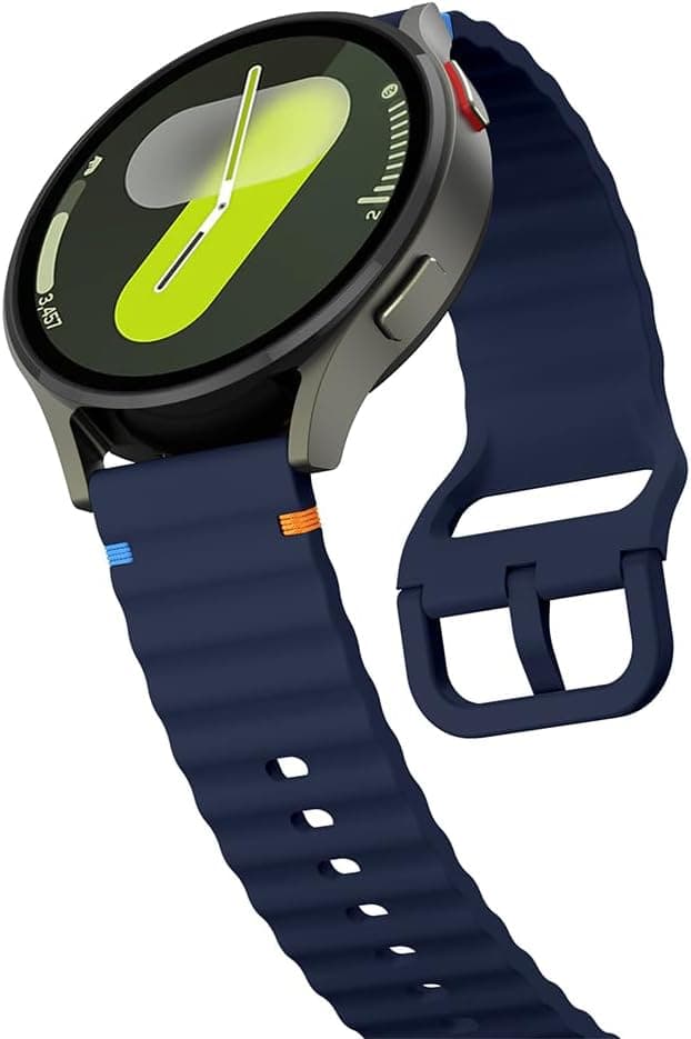 Detalle de 22mm silicone watch strap for Coros and Ticwatch