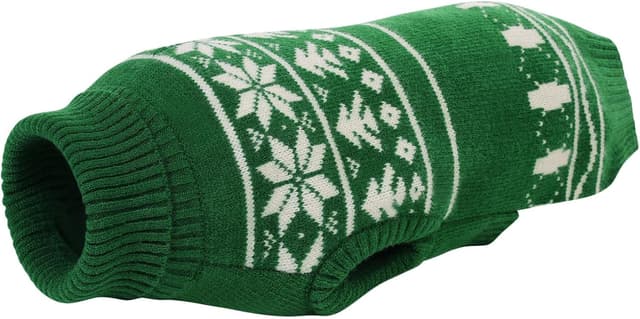 Imagen de KONVINIT Dog Christmas Jumper Snowflake en OfertitasTOP
