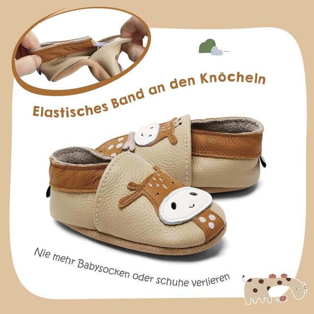 Detalle 2 de IceUnicorn Krabbelschuhe für Lauflern Baby