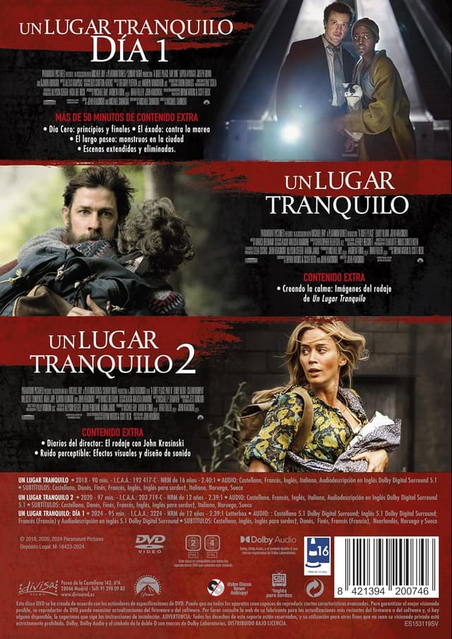 Detalle 2 de Divisa HV Un Lugar Tranquilo Pack