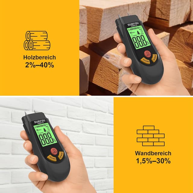 Thumbnail 4 de SURFOU Medidor de Humedad 3 modos