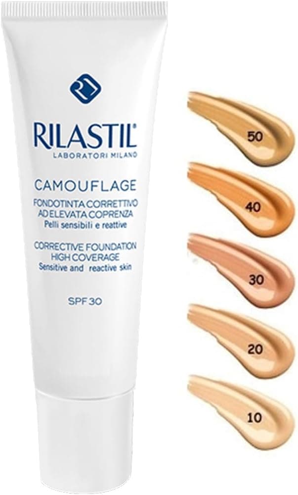 Detalle de Rilastil Fondotinta Correttivo Ottima Coprenza 50 Moka (30 ml)