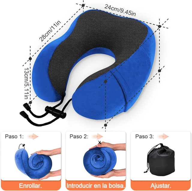 Thumbnail 2 de ARTREE Almohada de viaje cuello ajustable