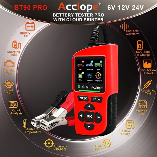 Thumbnail 1 de Acclope BT90 PRO Testeur de batterie 2–360Ah