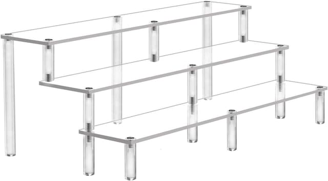 Detalle de Acrylic riser display shelf 38x19x14cm